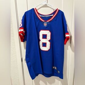 NFL Blue Jersey with Red and White Trim